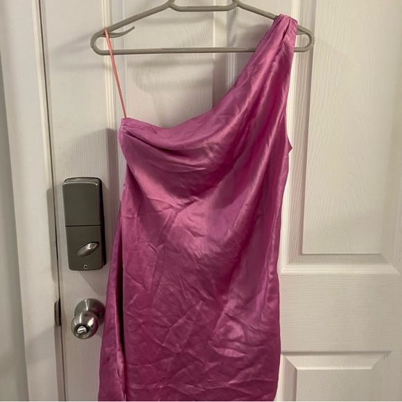 Revolve Cami NYC Pink One-Shoulder Dress - Picture 2 of 3